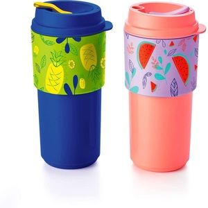ECO to Go Cup 16 OZ blue and Watermelon